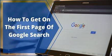 how to get on first page of Google search David Aziz